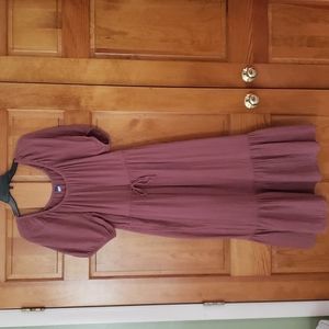 Old Navy dusty rose dress. Size:  L